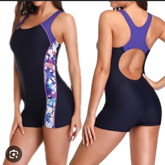 Athletic One Piece Swimsuit. Size Medium. New without tags. - Picture 1 of 7